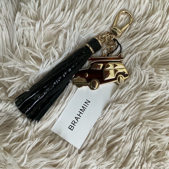 Brahmin Copa Car Tassel Black Melbourne NWT - Picture 2 of 4